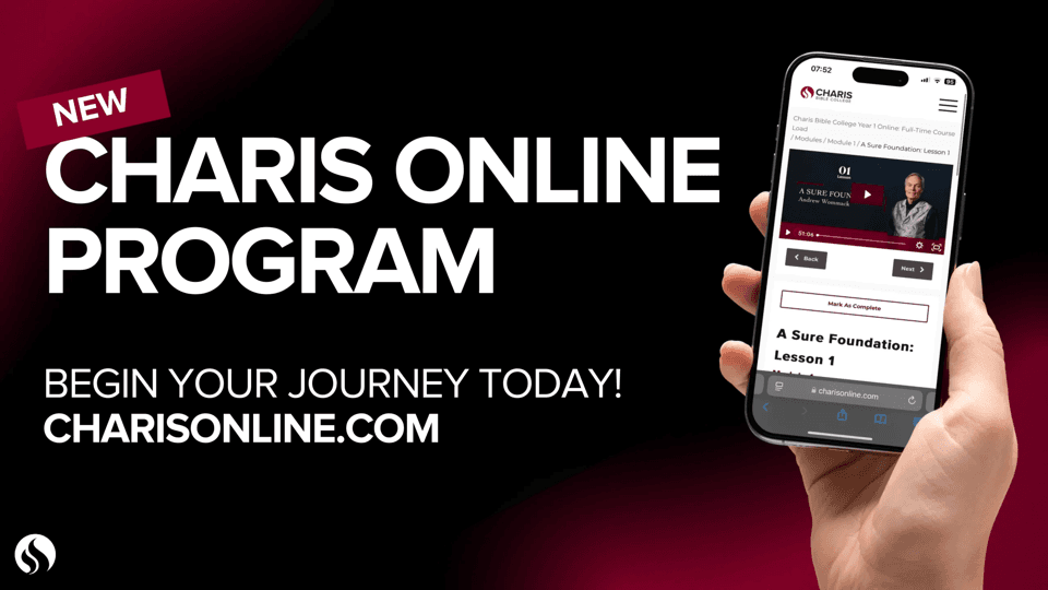 The new Charis Online program — begin your journey today at charisonline.com